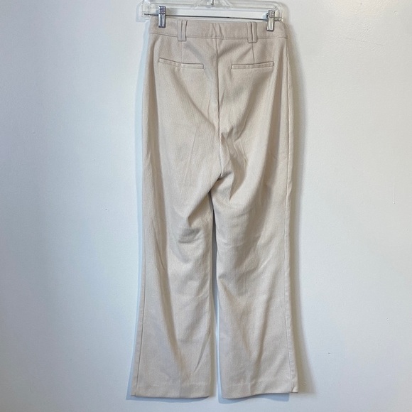 House of Harlow Elegant Cream High-Waisted corduroy Pants size 4 - Picture 5 of 13